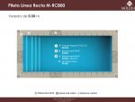 Moldear - Piscina Línea Recta MRC800